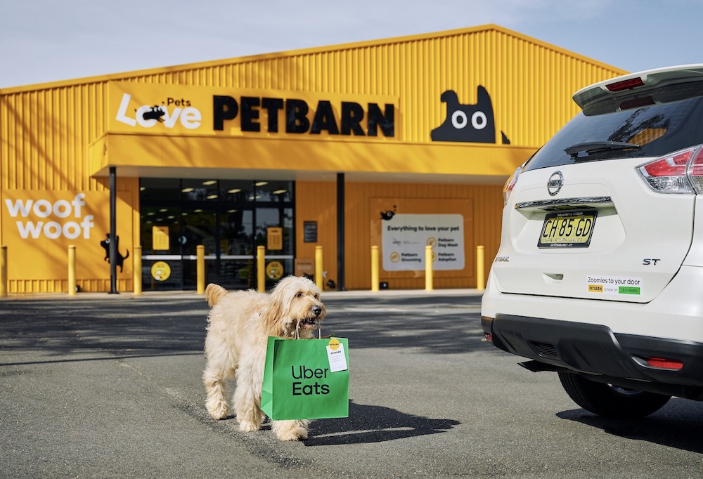 Uber Eats puts world’s first ‘Delivery Dog’ behind the wheel in new campaign with Petbarn via Hello